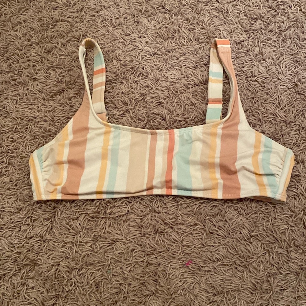Xhilaration striped bikini top